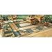 Guide Gear 9' x 12' Reversible Lodge Patio Mat Khaki / Hunter Green