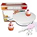 Cake Turntable Rotating Stand by Bakeware Pro with Bonus Frosting Icing Piping Pastry Bag and Five Nozzle Tips| Revolving Decorating Supplies Set For Dessert Birthday Party Holiday Wedding