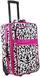 World Traveler Designer Print Collection 20-inch Expandable Carry On Rolling Luggage