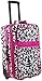 World Traveler Designer Print Collection 20-inch Expandable Carry On Rolling Luggage