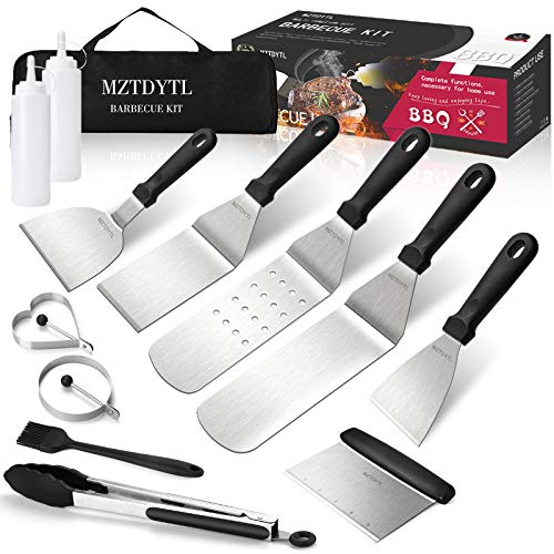 MZTDYTL BBQ Griddle Accessories Kit for Blackstone and Camp Chef12PCS Professional BBQ Tool Kit