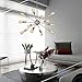 Modern Sputnik Chandelier Lighting 12 Lights Italian Designed Pendant Lighting Mid-Century Ceiling Light Fixture Brushed Nickel by TUDOLIGHT