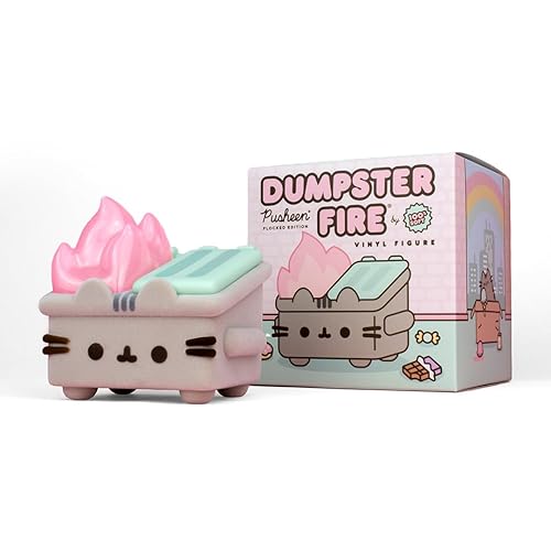 100% Soft Pusheen Dumpster Fire Vinyl Figure in Saudi Arabia | Whizz