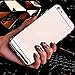 iPhone 7 Mirror Case | Mirrored Clear Case for iPhone 7, Thin, Ultra Flexible Silicone Cover with TPU, Really Slim Soft (iPhone 7 Rose)