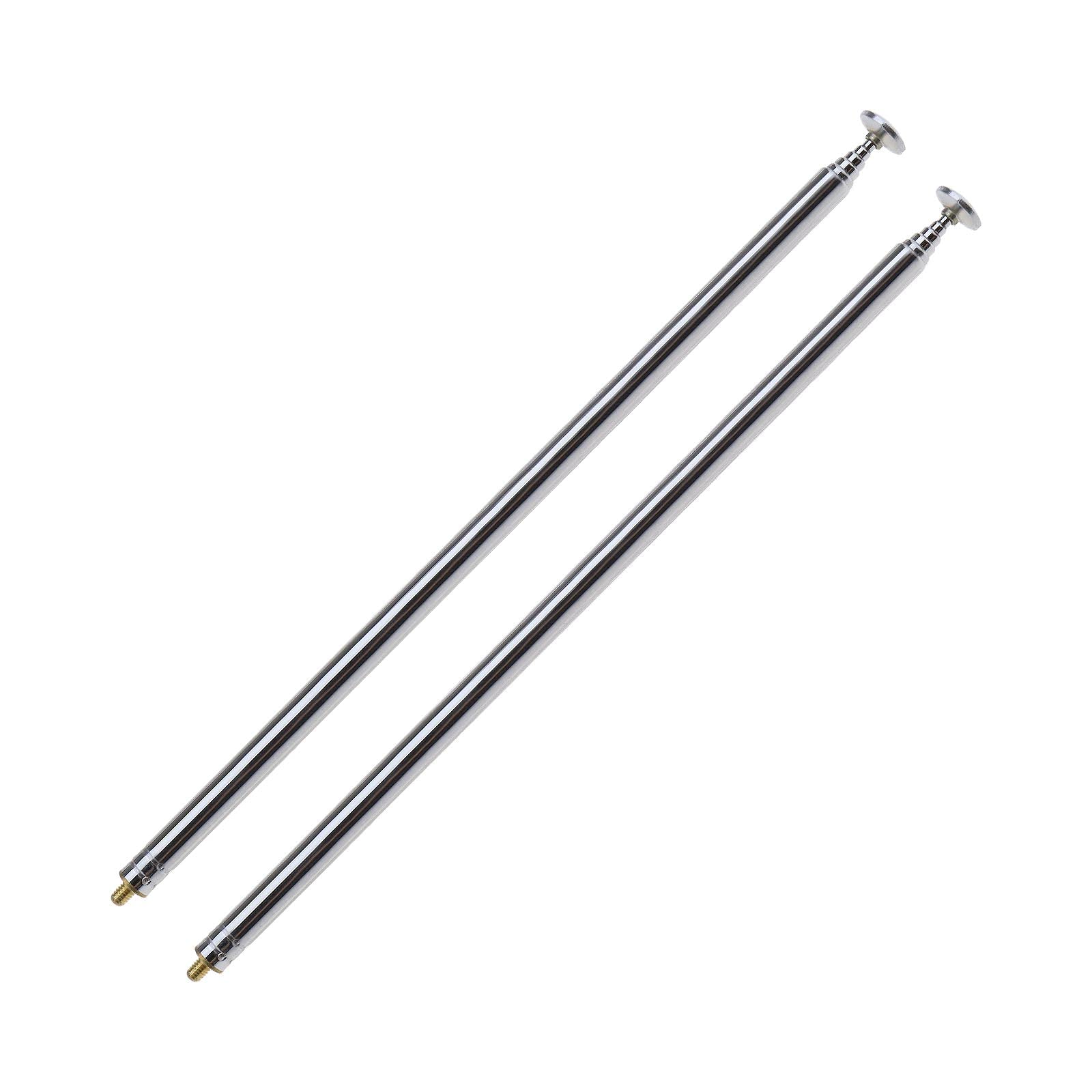 OTOTEC M3 Thread 6 Sections Telescopic Antenna for AM FM Radio Radio TV RC Car Aircraft Controller Replacement Remote Control Accessory Stretched Length 820mm