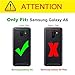 J&D Case Compatible for Galaxy A6 2018 Case, Wallet Stand Slim Fit Heavy Duty Protective Shock Resistant Flip Cover Wallet Case for Samsung Galaxy A6 2018 Wallet Case, (Not for A6 Plus 2018) Black