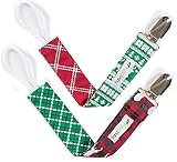 Ziggy Baby Pacifier Clip Girl, Boy (2 Pack) 