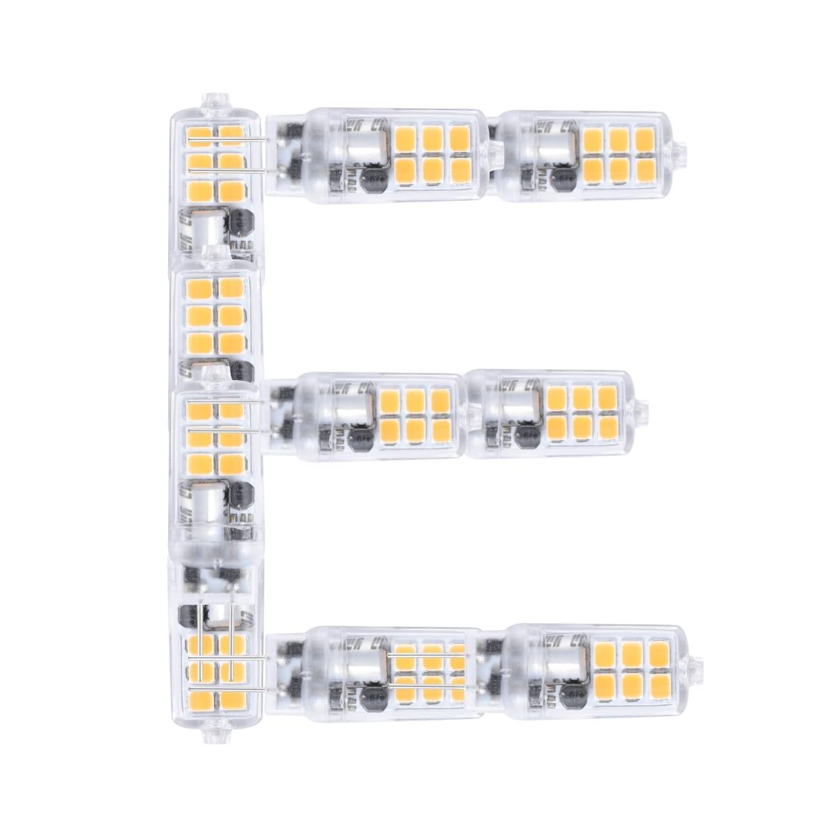 Aegislogic G4 LED Bulb 3000K Warm White 2W Non-Dimmable Replacement for G4 10W/20W Halogen Flicker-Free 10 Pack Small LED Light 2 Pin Base Lamp