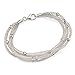 Ross-Simons Italian Sterling Silver Five-Strand Beaded Mesh Bracelet