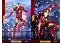 Hot Toys Marvel Iron Man 2 Iron Man Mark IV Diecast Figure with Suit-up Gantry 1/6 Scale Figure Set