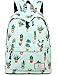 Cactus School Backpack Laptop Bag Girls Kids Boys Teens Bookbag with Pencil Case