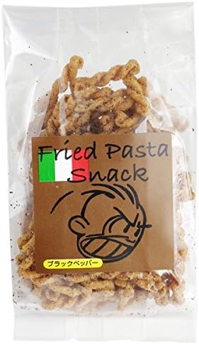Amazon フライドパスタスナック 揚げパスタ ブラックペッパー味 45g フライドパスタスナック スナック菓子 通販
