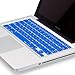 Kuzy - Blue Keyboard Cover Silicone Skin for MacBook Pro 13