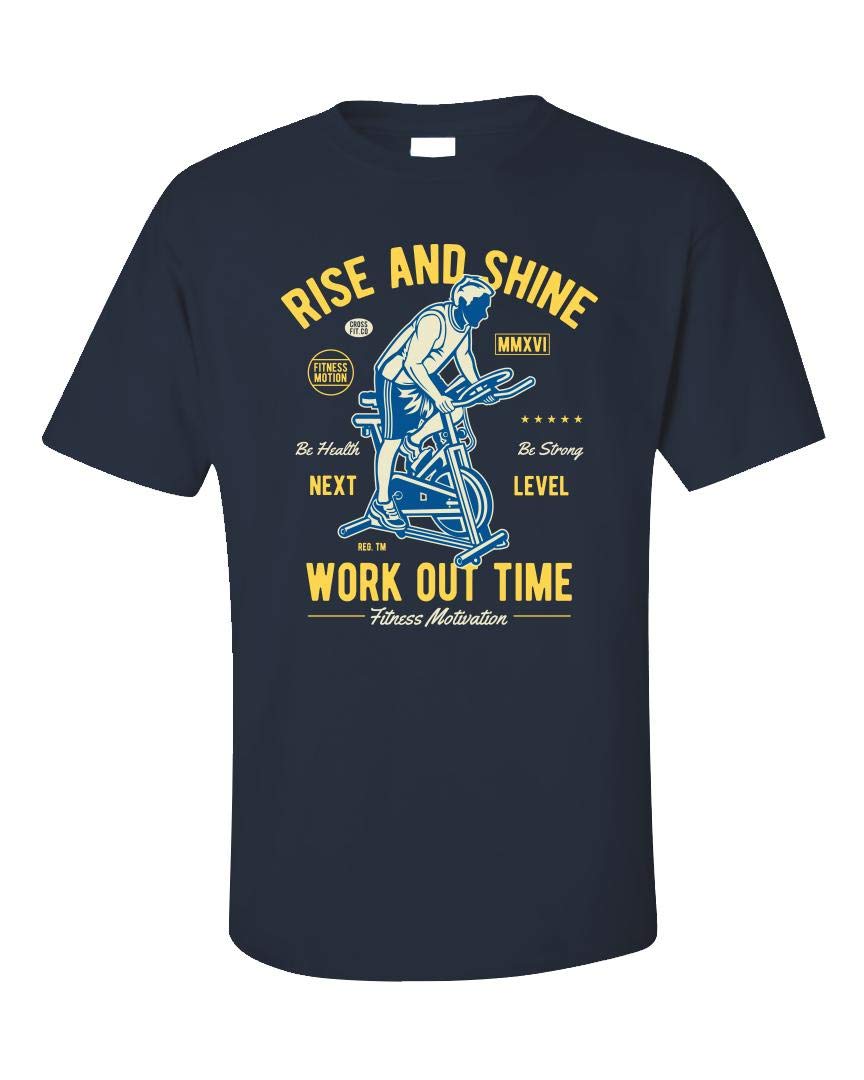 Rise And Shine Workout Time Ness Bodybuilding Unisex T Shirt