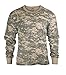 Rothco Kids Long Sleeve Camo T-Shirt, ACU Digital Camo, M