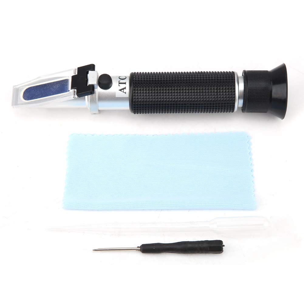 Demeras Refractometer RZ126 Handheld Pet Urine Specific Refractometer with Built-in ATC for Pet Cat Dog Urine Measuring Device