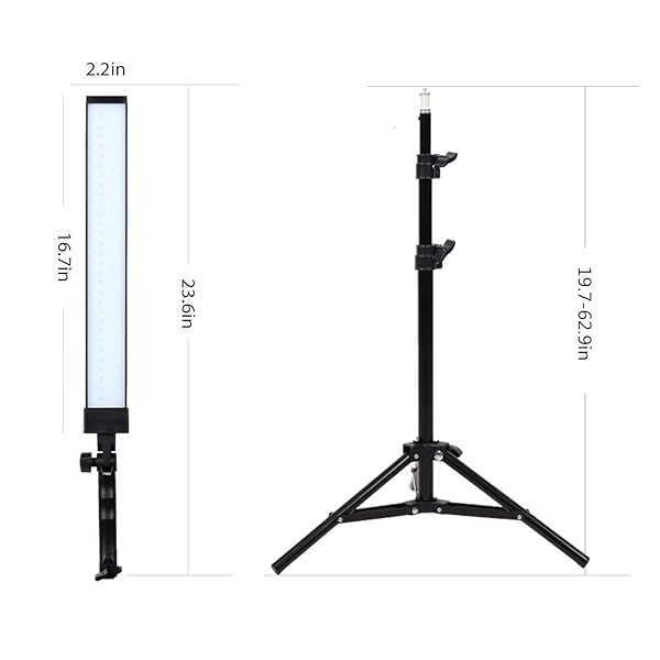 GSKAIWEN 180 LED LIGHT PHOTOGRAPHY STUDIO LED LIGHTING KIT ADJUSTABLE LIGHT WITH STAND TRIPOD AND BAG PHOTOGRAPHIC VIDEO FILL LIGHT