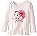 The Children's Place Little Girls' Long Sleeve Hi-Low Graphic Peplum Top