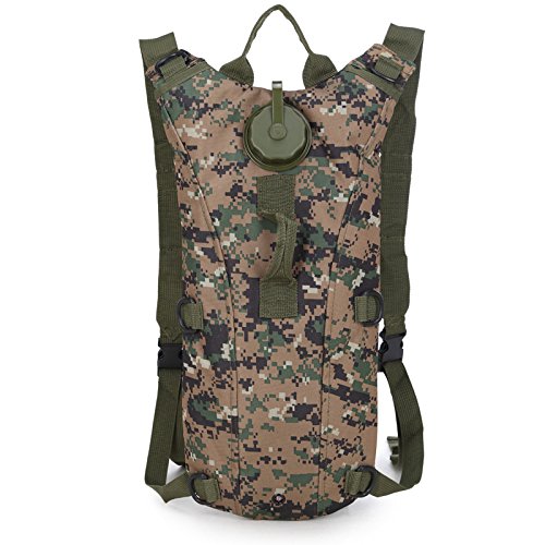 Jungel Digital-3L Water Bag Outdoor Tactical Hydration Backpack Camping Camelback Nylon Cycling Camel Water Bladder Bag