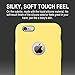 TORRAS [Love Series iPhone 6S Plus Case/iPhone 6 Plus Case, Liquid Silicone Rubber Gel Soft Microfiber Cushion Shockproof Case Compatible with iPhone 6 Plus/iPhone 6S Plus, Yellow