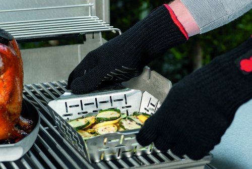 Weber 6481 Small Stainless Steel Vegetable Basket