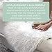 Faux Fur Rug & 2 Faux Fur Pillow Cases for Bedroom, Living Room, Daughters Room (2 Feet x 4 Feet) - Fur Rugs for Living Room and Fur Rugs for Bedroom - Faux Fur Throw Rug for Couch - Shag & Fluffy Rug