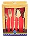 Wonder Woman Dinnerware Set 5-Piece Rose Gold Forks Spoon Flatware Cutlery Set