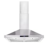 Tieasy Wall Mount Range Hood 30 inch Kitchen Hood