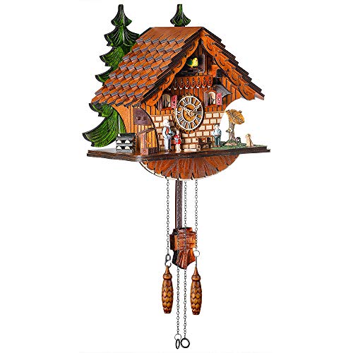 Kintrot Cuckoo Clock Traditional Chalet Black Forest House Clock