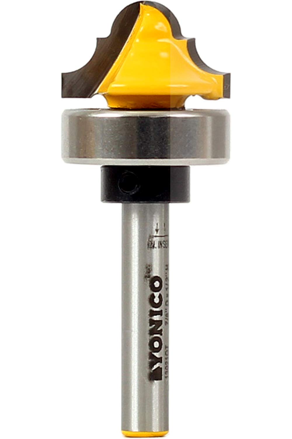 Yonico 13021qt 3/16-Inch Radius Double Roman Ogee Groove Router Bit 1/4-Inch Shank