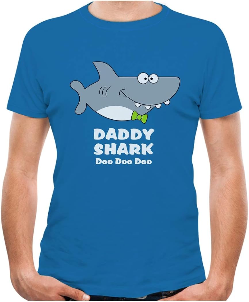 Daddy Shark Doo doo doo Shirt Fathers Day Men's T-Shirt