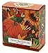 Harvest w/Golden Fall Leaves, Luxury Round, Beautifully Scented Shea Butter Soap Bar, Made in England, Triple Milled. Environmentally Friendly (Green). 3.5oz.
