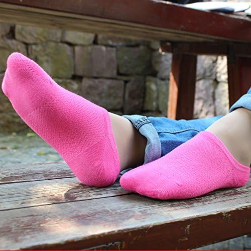 Women's Sock Slippers Bamboo Fiber Loafer Boat No Show Liner Sock Ballet Candy Color Sock Slippers