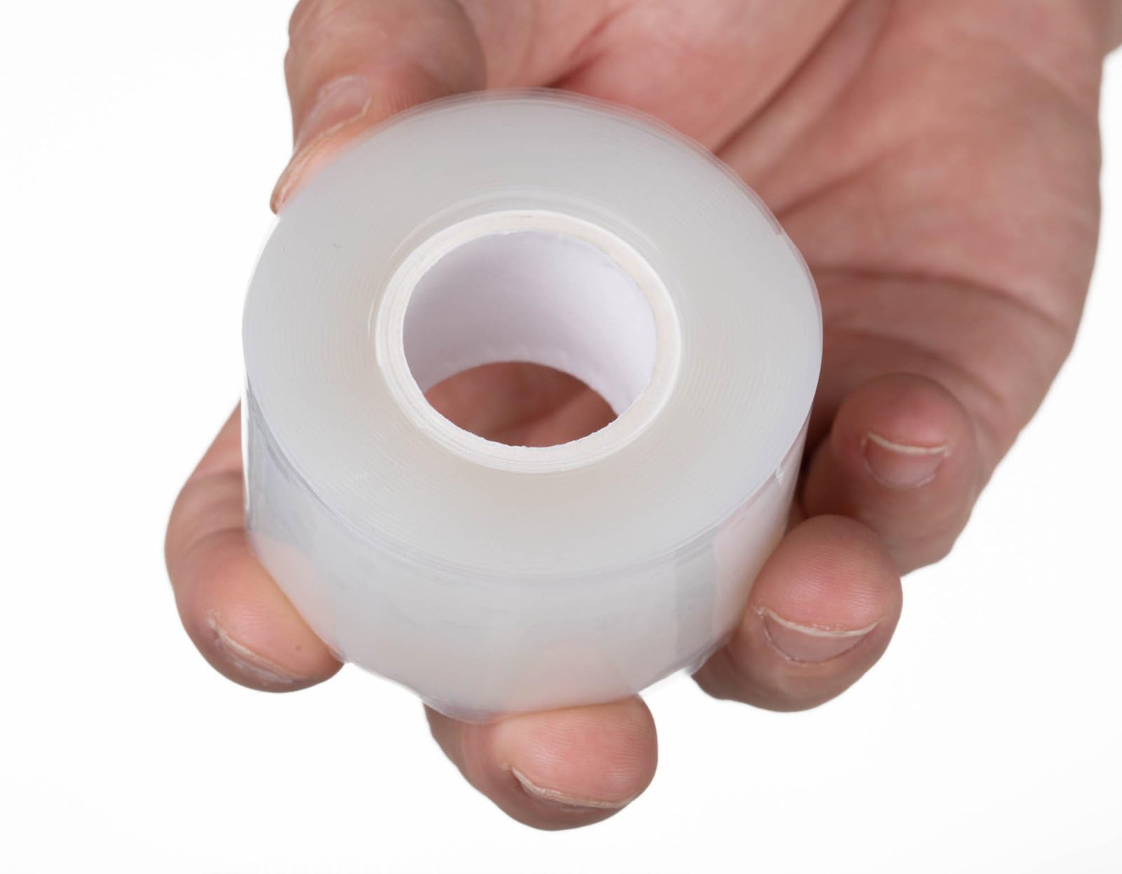 YoiYee Self-Amalgamating Tape - Waterproof Self-fusing Silicone Rubber for Plumbing, Leak Stop, Pipe Sealing, Hose Repair, and Electrical Insulation - 3m x 25mm, Clear