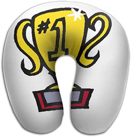 U Shape Neck Pillow U Type Travel Relax Pillow Soft Cervical Pillows Championship Cup NO.1 Print Pillow Valentine's Day