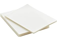 Amazon Basics Clear Thermal Laminating Plastic Paper Laminator Sheets - 9 x 11.5-Inch, 200-Pack, 3mil
