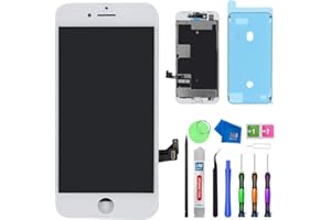MMOBIEL LCD Display Touch Screen Replacement Compatible with iPhone 8 Plus (White) incl Tools and Easy Manual