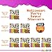 FAVONIR™ Halloween Party Favor Supplies Stuffers 48 PCs Goody Bag Assortment, Flash Lights Self-Ink Stampers, Bendable Characters, Magic Springs. Kids Trick Treat Toys. Reward Prizes, carnival Events