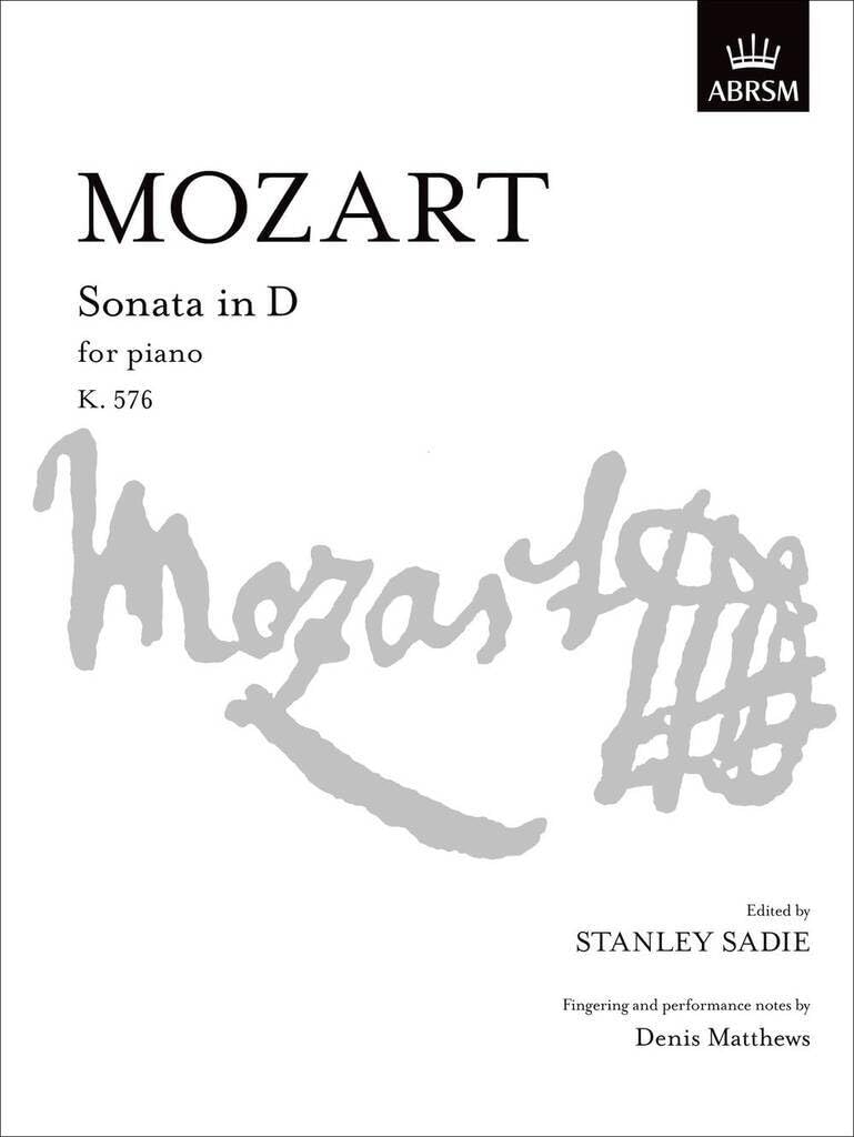 Mozart Sonata in D K. 576 (Signature)