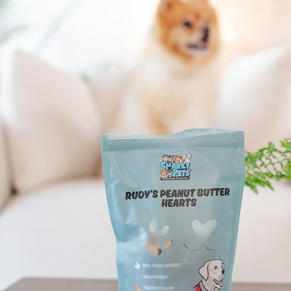 SNARKY PETS CRUNCHY TREATS (8 OZ, CRUNCHY PEANUT BUTTER)