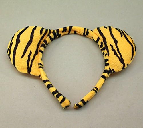 Cute Animal Ears Headband Kids Party Monkey Mouse Spotted Dog Giraffe a Lot A390 (5PCS-2#TIGER)