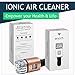 Enoch Car Air Purifier Premium Air Ionizer - 12V Plug-In Ionic Ozone Deodorizer Accessory with Dual USB Car Charger - Eliminates Cigarette Smoke, Pet and Food Odors, Dust (Rose Gold)