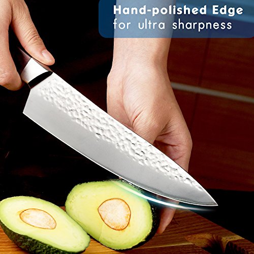 4 PAUDIN+inch+Chef+Knife+Vegetables