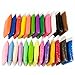 iFergoo 24 PCS Colorful Kids Ultra light Moldeling Clay Magic Air Dry Clay Artist Studio Toy, 24 Colors No-Toxic Modeling Clay & Dough, Creative Art DIY Crafts Ideal Gift for Kids Total 485g (17oz)