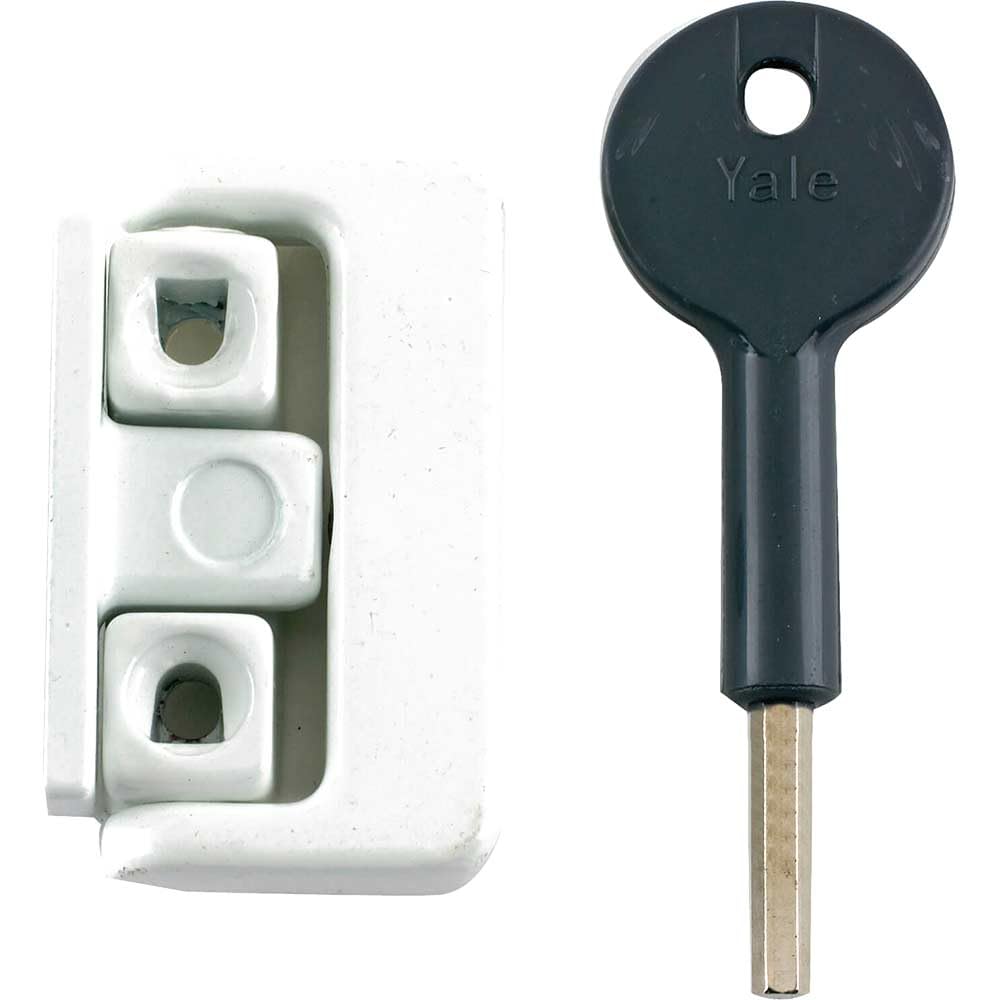 Yale Locks 8K101 Window Latch White Finish Visi Pack