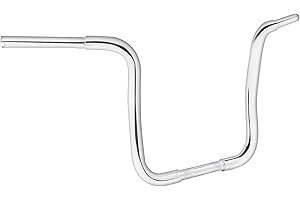 Green-L 1 1/4" Ape Hanger 14" Rise Handlebars Fit for Harley Sportster XL883 XL1200 Softail FLST FXST Custom Motorcycle 1.25"