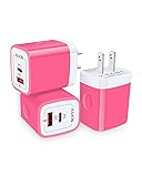 3Pack USB C Wall Charger for iPhone 15/15 Pro/15