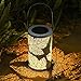 Solar Lantern Lights, Tomshine Outdoor Hanging Lantern, IP44 Waterproof Garden Light, Aged Bronze Finish