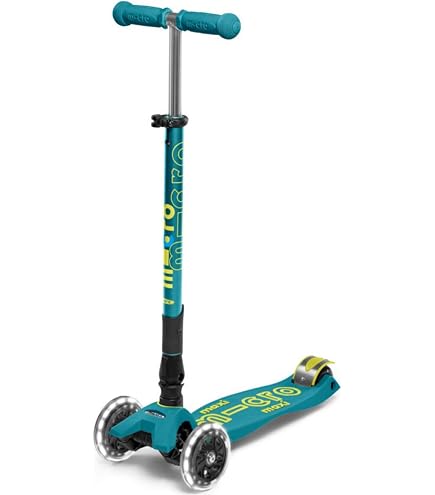 Micro Kickboard - Mini Deluxe Foldable LED Scooter, 3