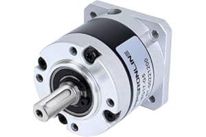 STEPPERONLINE Planetary Gearbox Gear Ratio 5:1 Backlash 30 arc-min for 9.5mm Short Shaft Length Nema 17 Stepper Motor